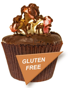 Gluten Free Rocky Road Cup Cake